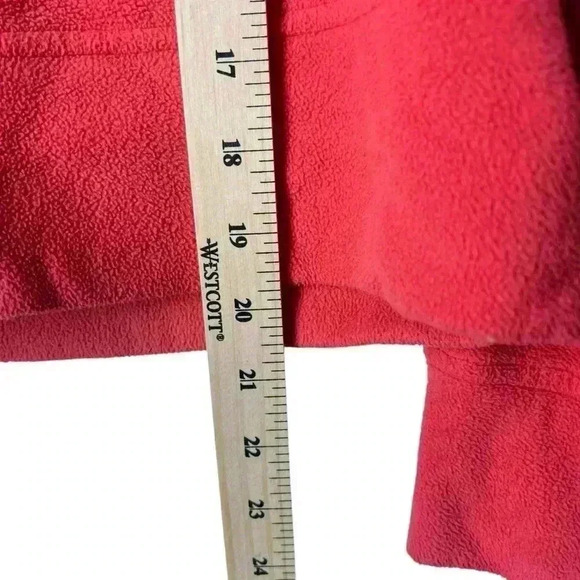 Old Navy Active Coral Cropped Microfleece Funnel-Neck Sweatshirt | Size Small - Picture 8 of 8